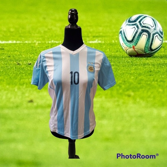 Pre-Owned Argentina Messi Authentic World Cup 2022 2-Star Jersey Size 28 *AS IS* - Picture 2 of 11